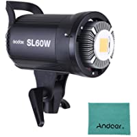 Godox sl-60 W 5600 K 60 W alta potencia LED luz video inalámbrico mando a distancia con Bowens Mount para Video Foto…